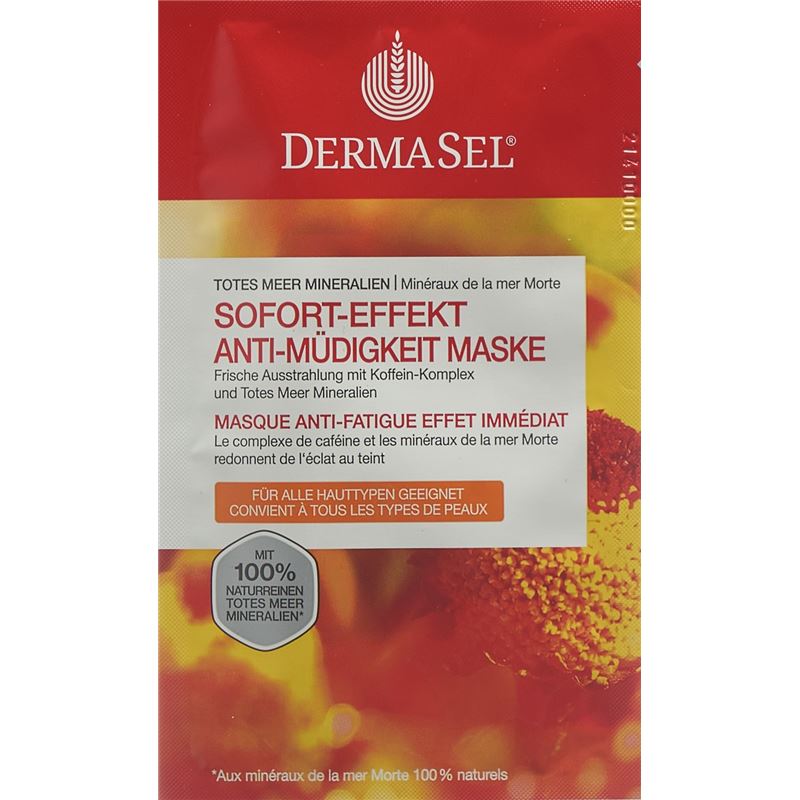 DERMASEL Maske Anti-Müdigkeit D/F Btl 12 ml