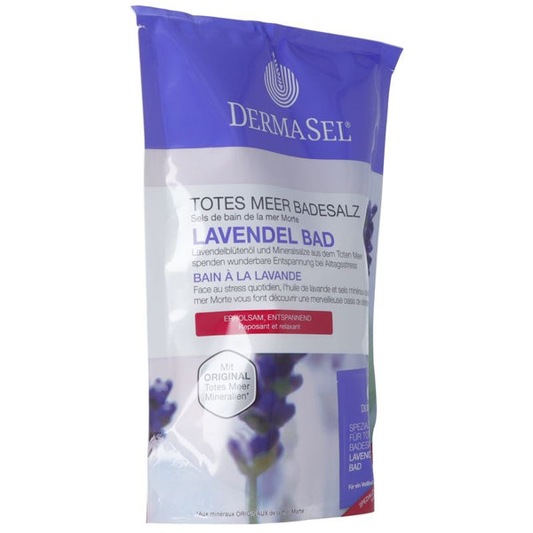 DERMASEL Badesalz Lavendel D/F 400 g