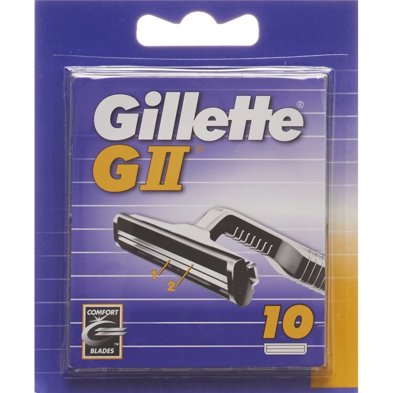 GILLETTE GII Ersatzklingen 10 Stk